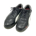 PUMA GOLF プーマゴルフ 184715 02 ツアーフュージョン ゴルフシューズ ブラック系 27.5cm 【中古】ゴルフウェア メンズ