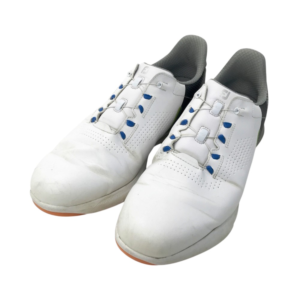 FOOT JOY フットジョイ 55448J FUEL BOA 22 スパイクレスゴルフシューズ ホワイト系 27.0cm 【中古】ゴルフウェア メンズ