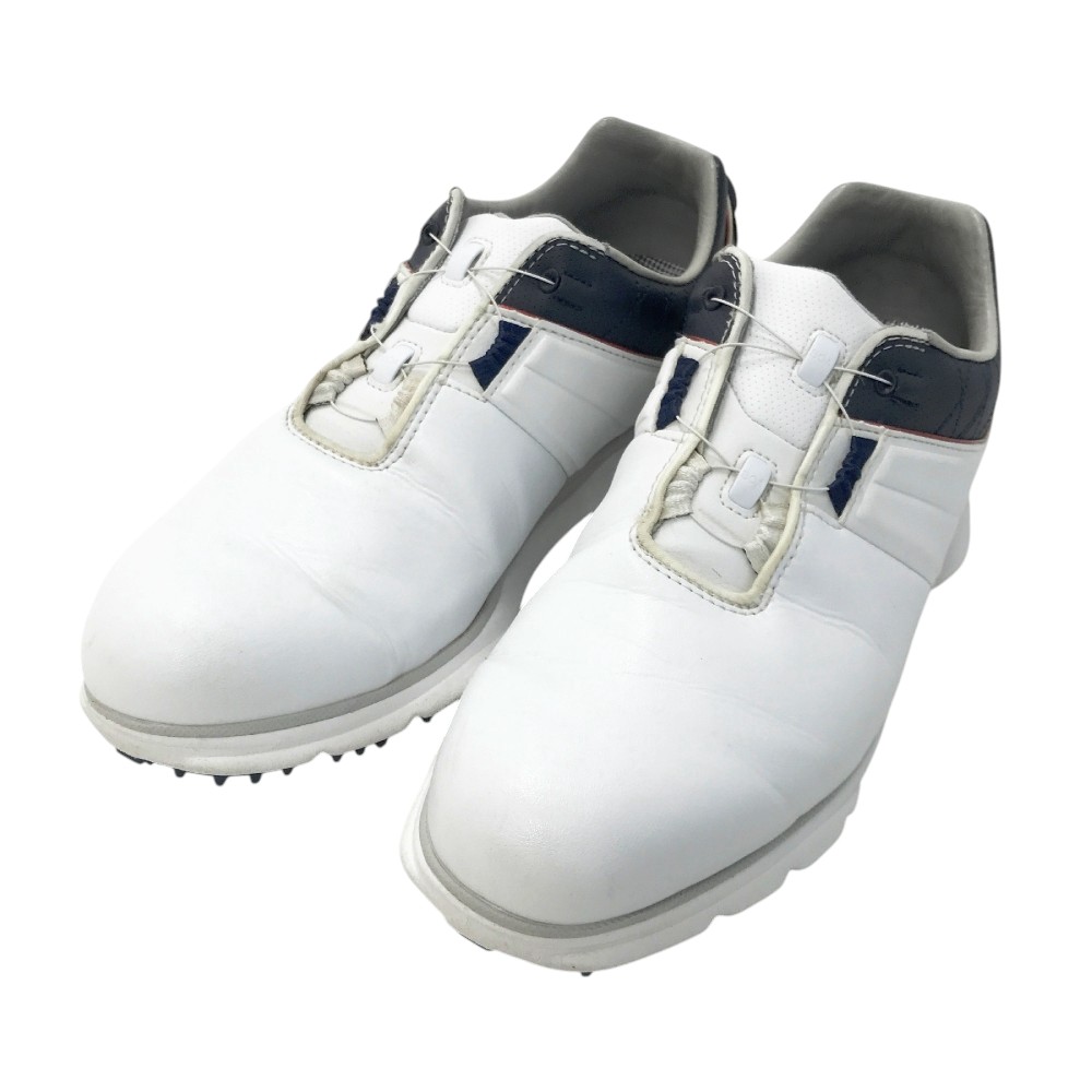 FOOT JOY フットジョイ 53086J PRO SL CORE BOA スパイクレスゴルフシューズ ホワイト系 27.0cm 【中古】ゴルフウェア メンズ