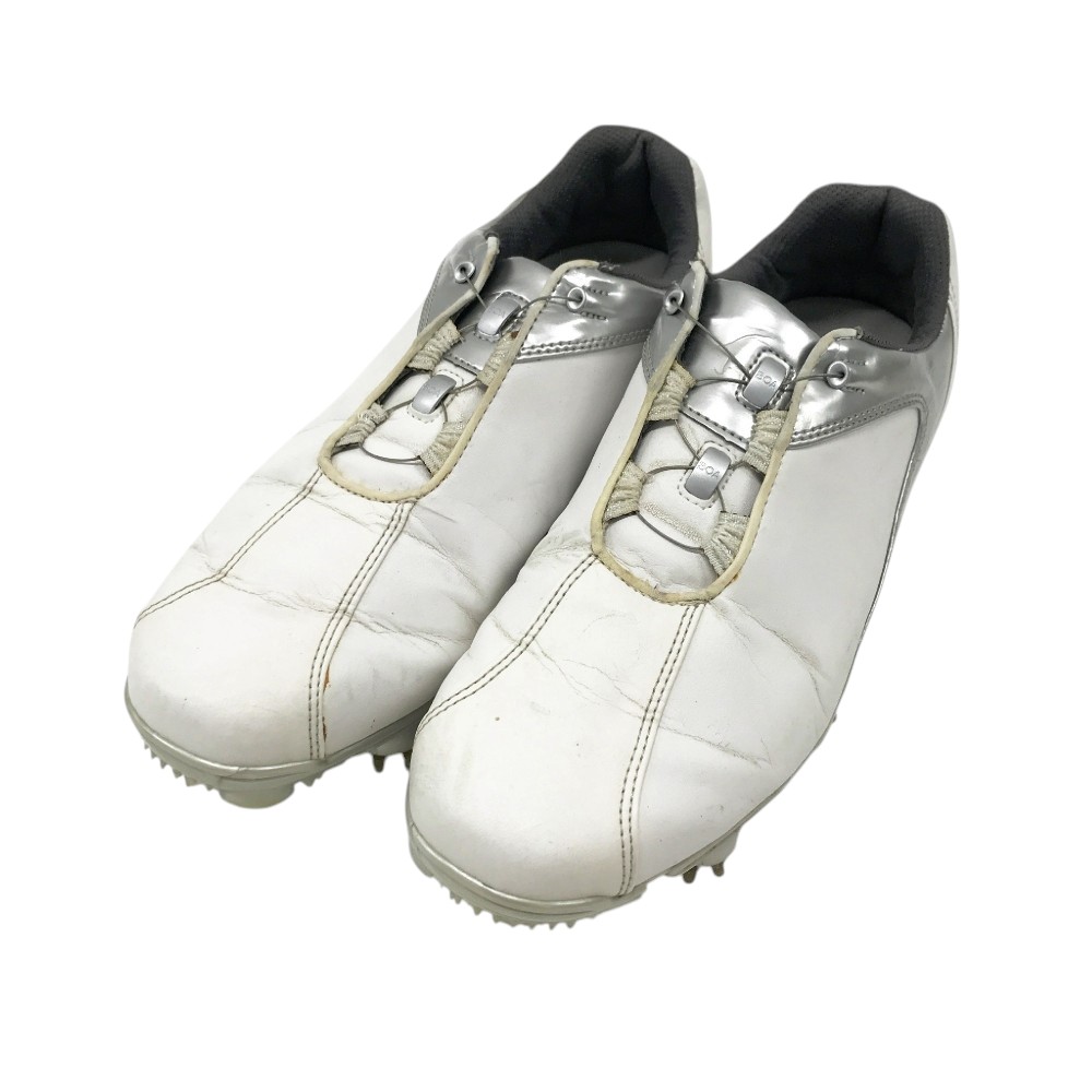 FOOT JOY フットジョイ 53142J ゴルフシューズ ホワイト系 25.5 【中古】ゴルフウェア メンズ