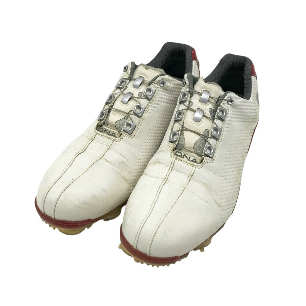 FOOT JOY フットジョイ 53454J ゴルフシューズ ホワイト系 25 【中古】ゴルフウェア メンズ