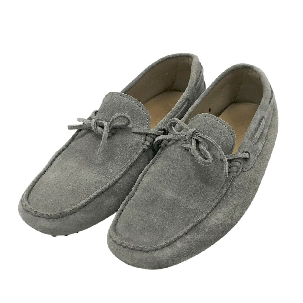TOD'S トッズ ドライビングローファー グレー系 8 【中古】メンズ