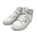 PEARLY GATES パーリーゲイツ 053-2992302 ハイカット ゴルフシューズ ホワイト系 23.0 【中古】ゴルフウェア レディース