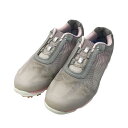 FOOT JOY フットジョイ 98050J emPOWER BOA スパイクレス ゴルフシューズ グレー系 23.5 【中古】ゴルフウェア レディース