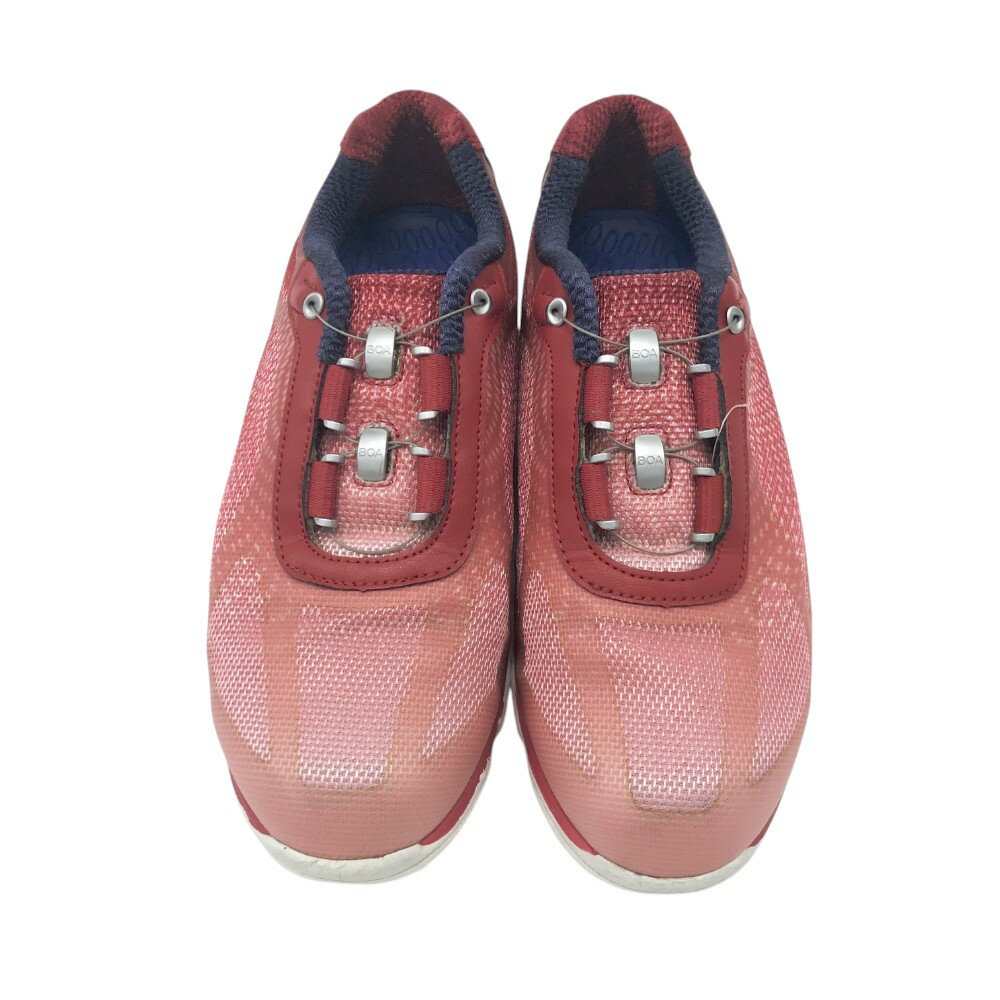 FOOT JOY フットジョイ 98009J ゴルフシューズ emPOWER BOA レッド系 22.5 【中古】ゴルフウェア レディース