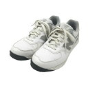 NEW BALANCE GOLF ニューバランス UGS574S3 574 V3 SL スパイクレスゴルフシューズ ホワイト系 23.5 【中古】ゴルフウェア レディース