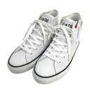PEARLY GATES パーリーゲイツ ×CONVERSE 33500250 スパイクレス ゴルフシューズ ホワイト系 23 【中古】ゴルフウェア レディース