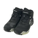 alpinestars アルパインスターズ 2611820 CR-X DRYSTAR ライディングシューズ BLACK COOL GRAY US 7 【中古】バ...