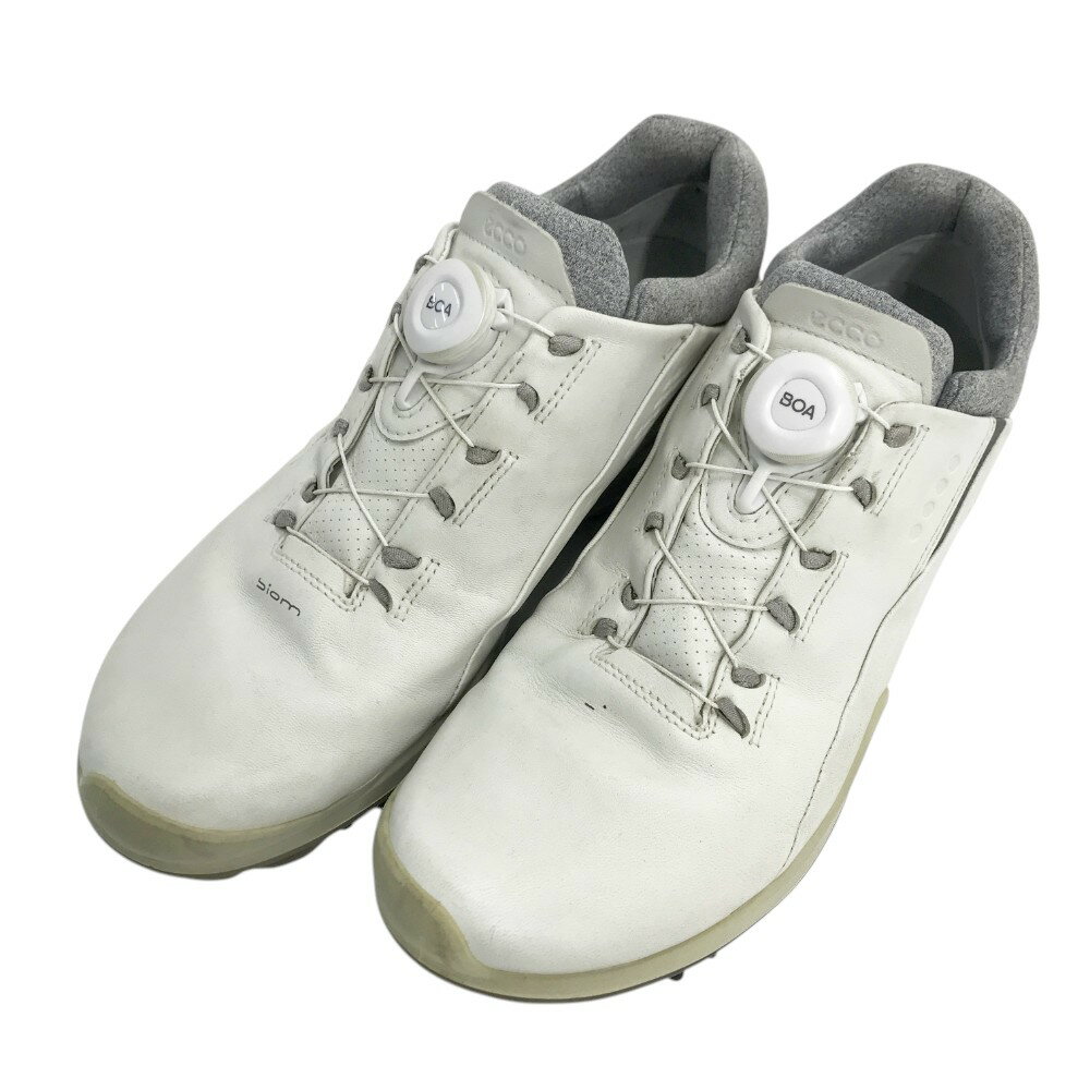 ecco エコー 131834-01007 ゴルフシューズ BIOM G 3 X-TENSA ホワイト系 EU 41 【中古】ゴルフウェア メンズ