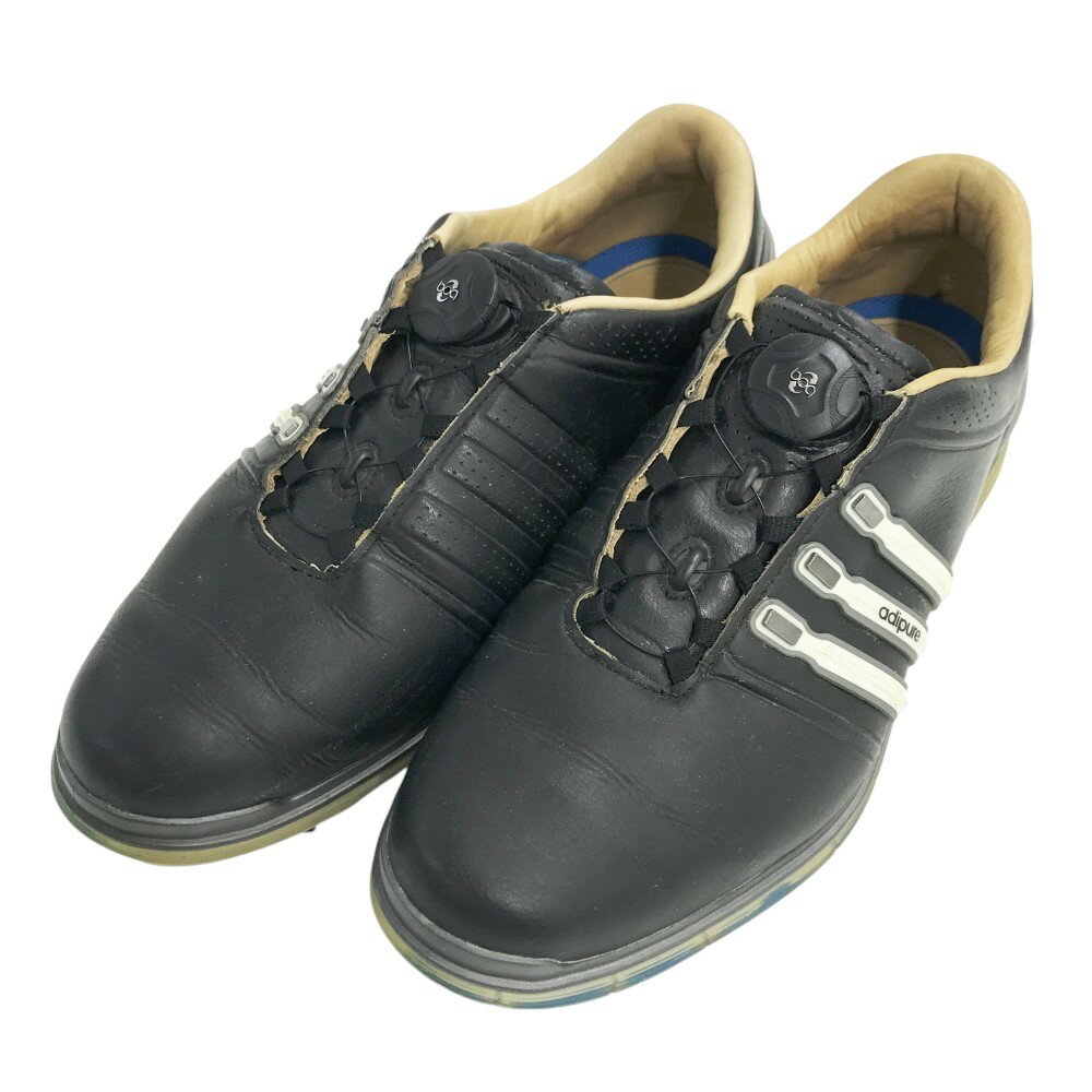 ADIDAS GOLF アディダスゴルフ Q46982 PURE 360 BOA ゴルフシューズ ブラック系 25.5 【中古】ゴルフウェア メンズ