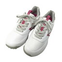 NEW BALANCE GOLF ニューバランス WG574WP2 ゴルフシューズ ピンク系 24.5 【中古】ゴルフウェア レディース