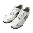 FOOT JOY フットジョイ LOPRO SL BOA ゴルフシューズ ホワイト系 24.5cm 【中古】ゴルフウェア レディース