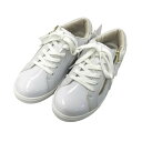 M.U SPORTS エムユースポーツ 703U6602 スパイクレス ゴルフシューズ ホワイト系 22.5 【中古】ゴルフウェア レディース