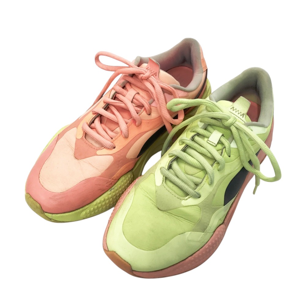 PUMA GOLF プーマゴルフ 194081-01 RS-G OSG スパイクレス ゴルフシューズ ピンク系 28 【中古】ゴルフウェア メンズ