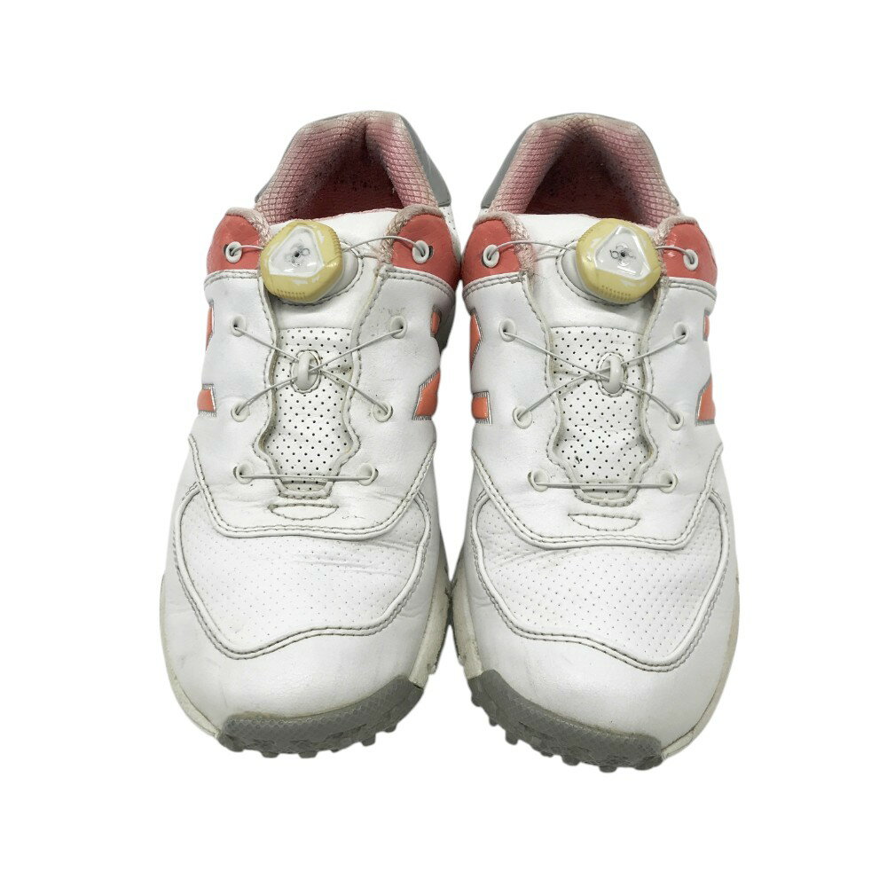 NEW BALANCE GOLF ニューバランス WGB574WC ゴルフシューズ BOA ホワイト系 24.5 【中古】ゴルフウェア レディース