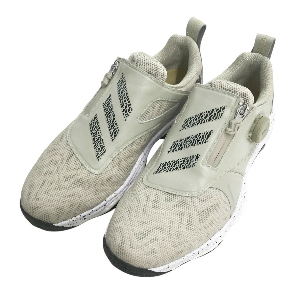 ADIDAS GOLF アディダスゴルフ IG8704 ゴルフシューズ コードカオス25ボア ベージュ系 26 【中古】ゴルフウェア メンズ