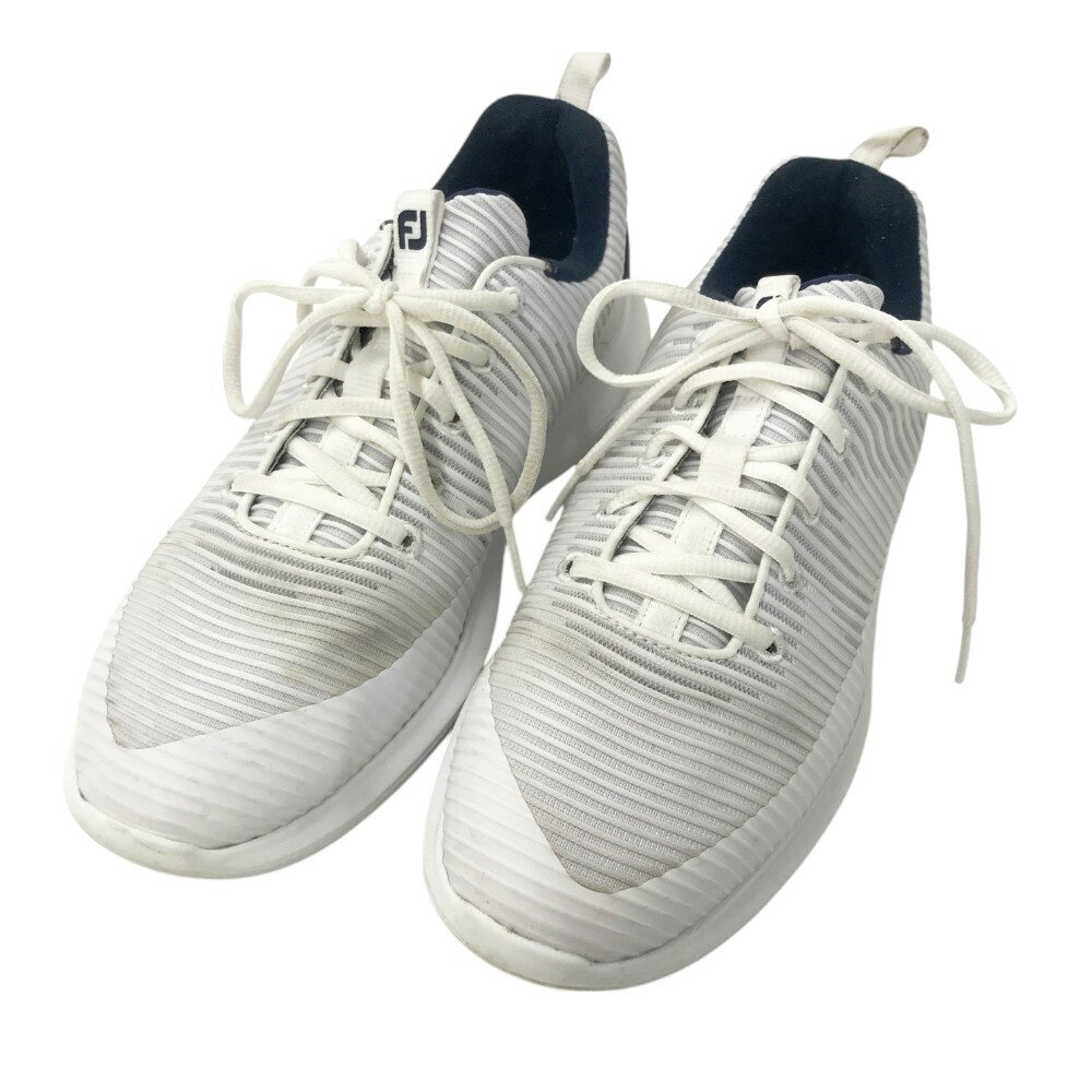 FOOT JOY フットジョイ 56250J スパイクレス ゴルフシューズ FLEX XP ホワイト系 25cm 【中古】ゴルフウェア メンズ