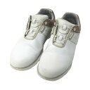 FOOT JOY フットジョイ 98142J スパイクレス ボア ゴルフシューズ ホワイト系 23.5 【中古】ゴルフウェア レディース