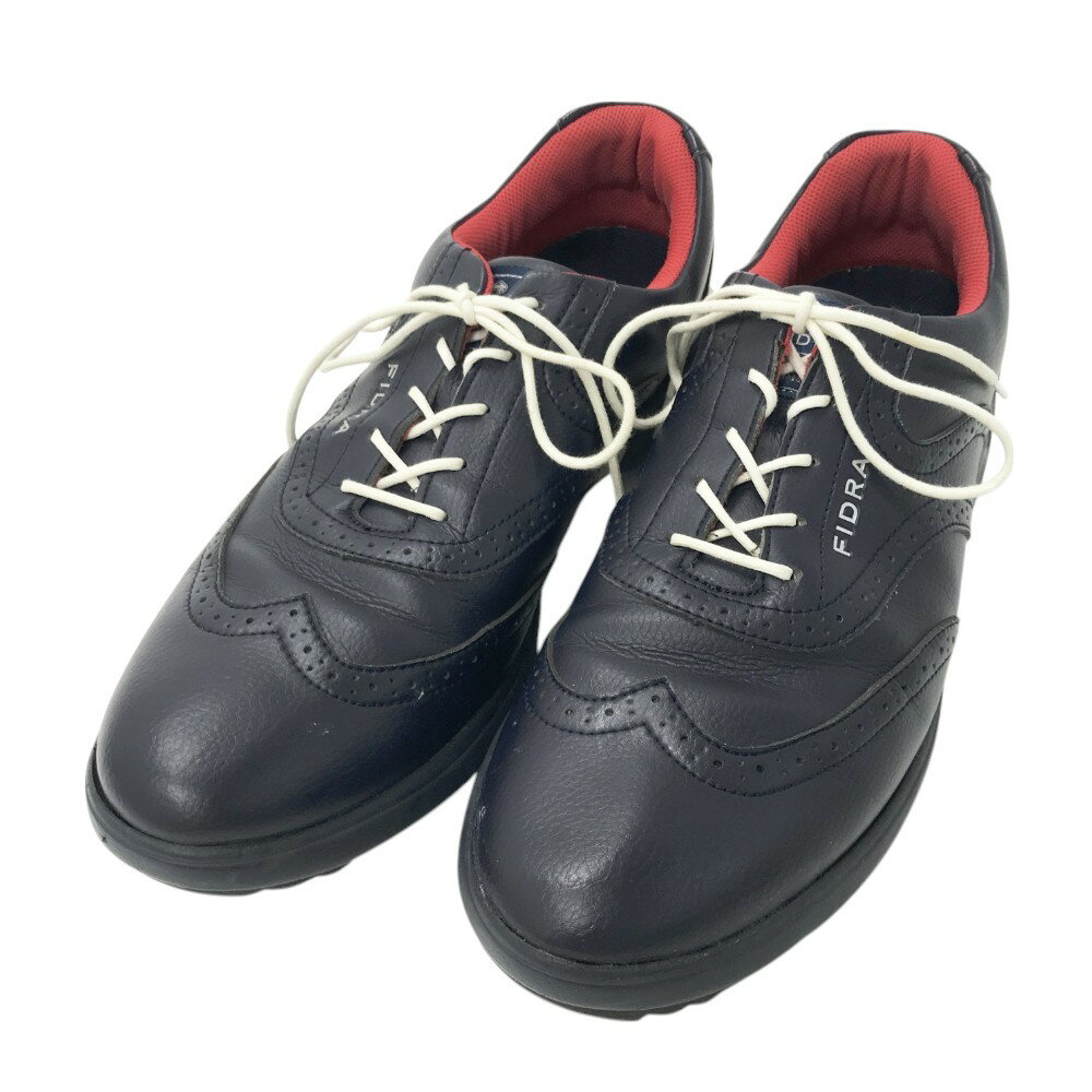 FIDRA フィドラ FA184081 レースアップ スパイクシューズ ネイビー系 27 【中古】ゴルフウェア メンズ