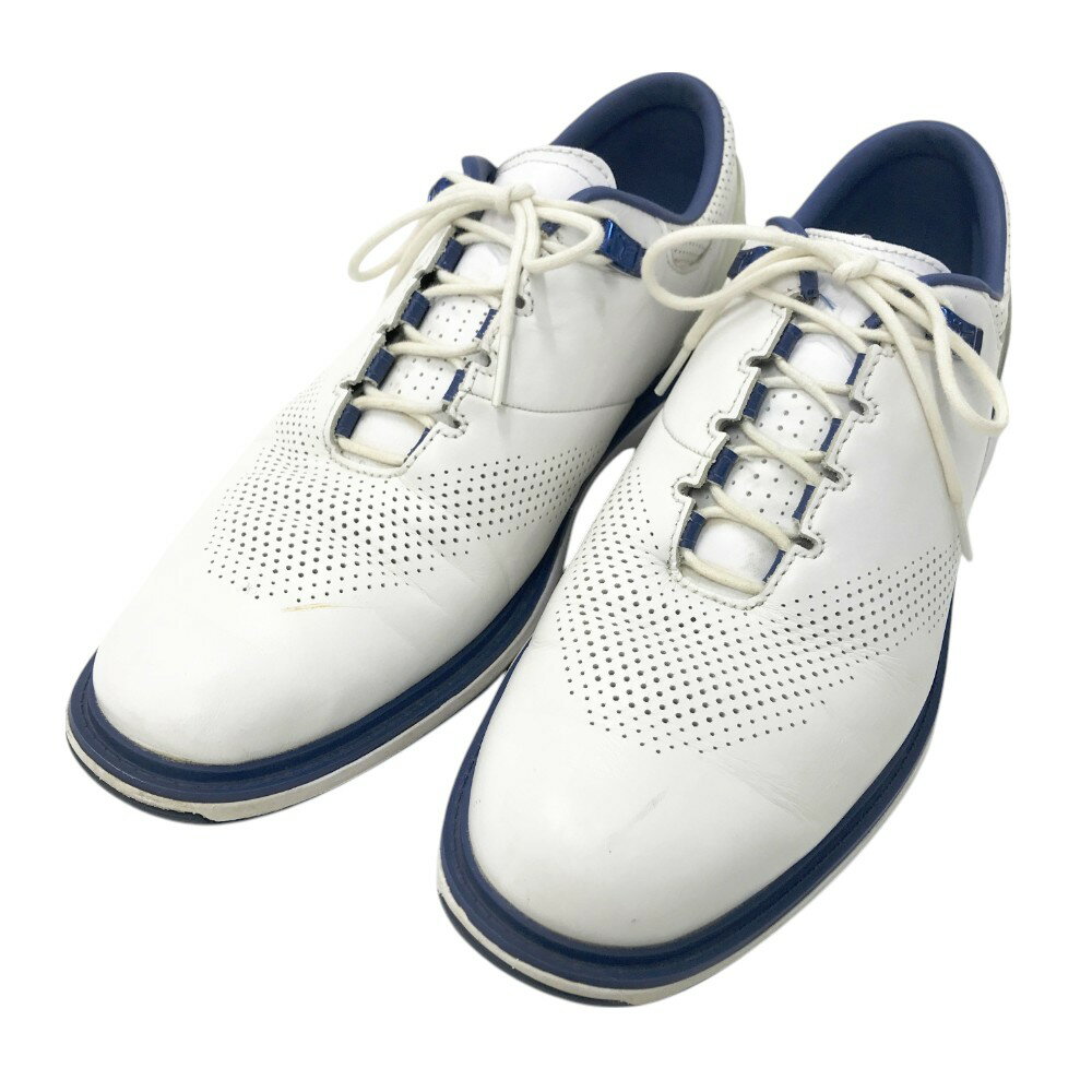 NIKE GOLF ナイキゴルフ JORDAN ADG 4 DM0103-100 スパイクレスゴルフシューズ ホワイト系 27.5cm 【中古】ゴルフウェア メ...
