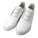 FOOT JOY フットジョイ 92382J スパイクレスシューズ ピンク系 24 【中古】ゴルフウェア レディース