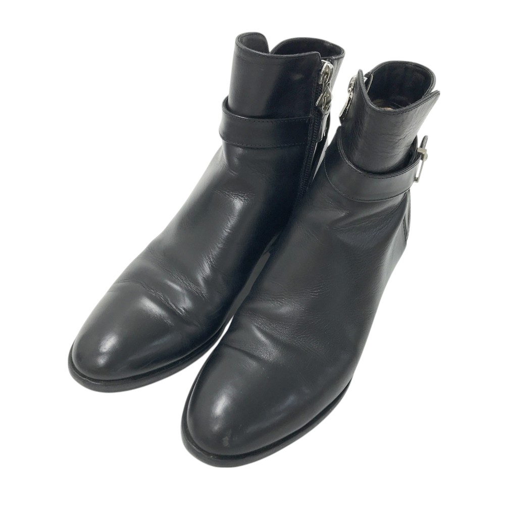 a.testoni ア テストーニ ショートブーツ ブラック系 35 【中古】レディース