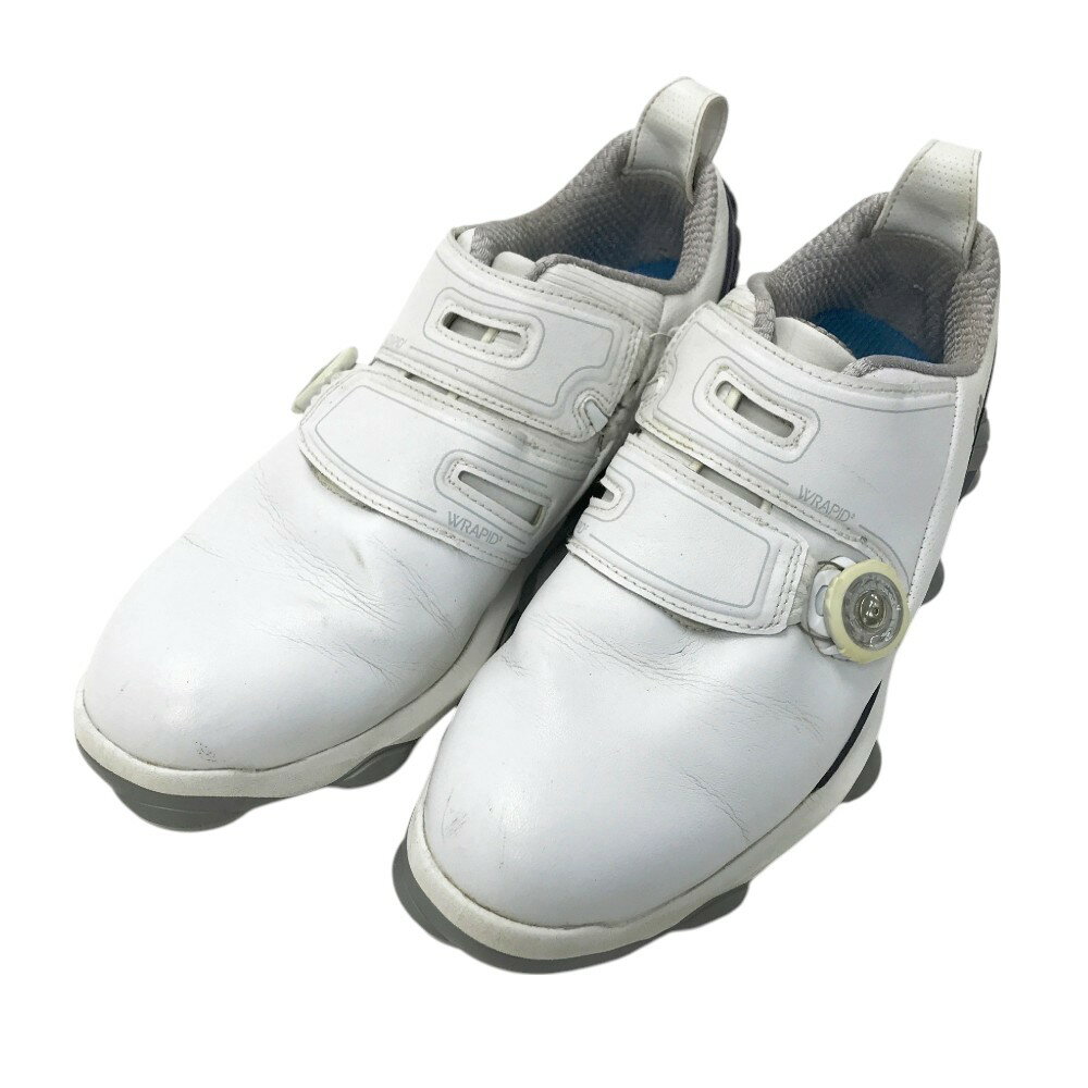 FOOT JOY フットジョイ 55519J ゴルフシューズ TOUR ALPHA Dual BOA ホワイト系 24.5 【中古】ゴルフウェア メンズ