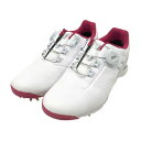 asics アシックス TGN924GEL-ACE TOUR LADY BOA ゴルフシューズ ゲルエース ツアー ボア ホワイト系 23 【中古】ゴルフウェア レディース