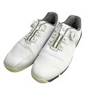BRIDGESTONE GOLF ブリヂストンゴルフ SHG100 ゼロスパイク バイターツアー BOA ゴルフシューズ ホワイト系 25.5 【中古】ゴルフウェア メンズ