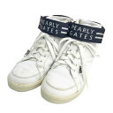 PEARLY GATES パーリーゲイツ 053-9292802 ミドルカットゴルフシューズ ホワイト系 23.0 【中古】ゴルフウェア レディース