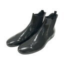 PRADA プラダ サイドゴア ショートブーツ ブラック系 8 【中古】メンズ