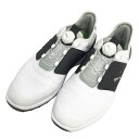 PUMA GOLF プーマゴルフ 2023年 376080 IGNITE ELEVATE DISC イグナイト BOA ゴルフシューズ ホワイト系 25.5 【中古】ゴルフウェア メンズ