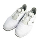 PUMA GOLF プーマゴルフ 2023年 376080 IGNITE ELEVATE DISC イグナイト BOA ゴルフシューズ ホワイト系 25.5 【中古】ゴルフウェア メンズ