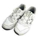 NEW BALANCE GOLF ニューバランス UGBS996W スパイクレスシューズ ホワイト系 23 【中古】ゴルフウェア レディース