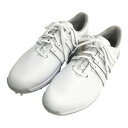 ADIDAS GOLF アディダスゴルフ IF0260 Tour360 24 BOOST ゴルフシューズ ホワイト系 24cm 【中古】ゴルフウェア レディース