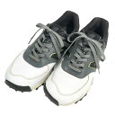 NEW BALANCE GOLF ニューバランス MGS574GT スパイクレス ゴルフシューズ ホワイト系 25 【中古】ゴルフウェア メンズ