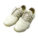 ADIDAS GOLF アディダスゴルフ GW9433 ゴルフシューズ TOUR360 22 Waffle House ベージュ系 27 【中古】ゴルフウェア メンズ