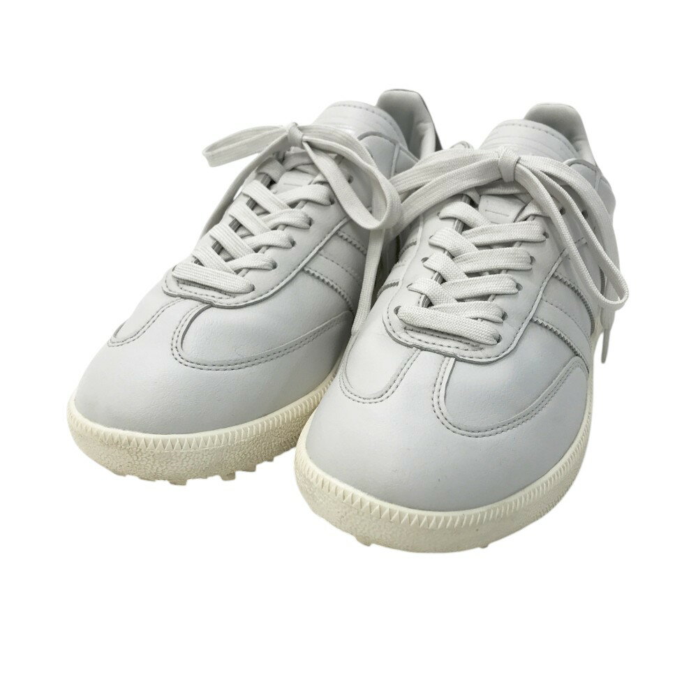 ADIDAS GOLF アディダスゴルフ 2023年モデル ID9297 サンバ スパイクレスゴルフシューズ ホワイト系 25 【中古】ゴルフウェア メンズ