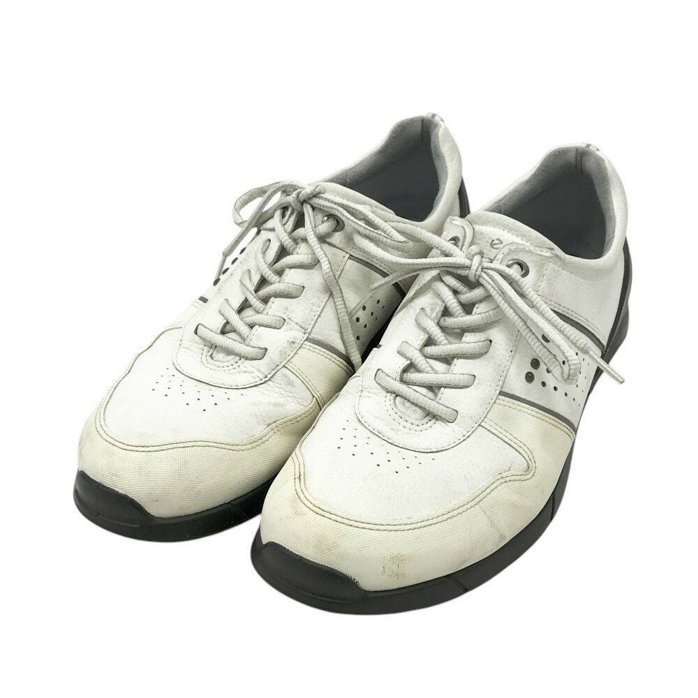 ecco エコー 131314 ゴルフシューズ ホワイト系 43 【中古】ゴルフウェア メンズ