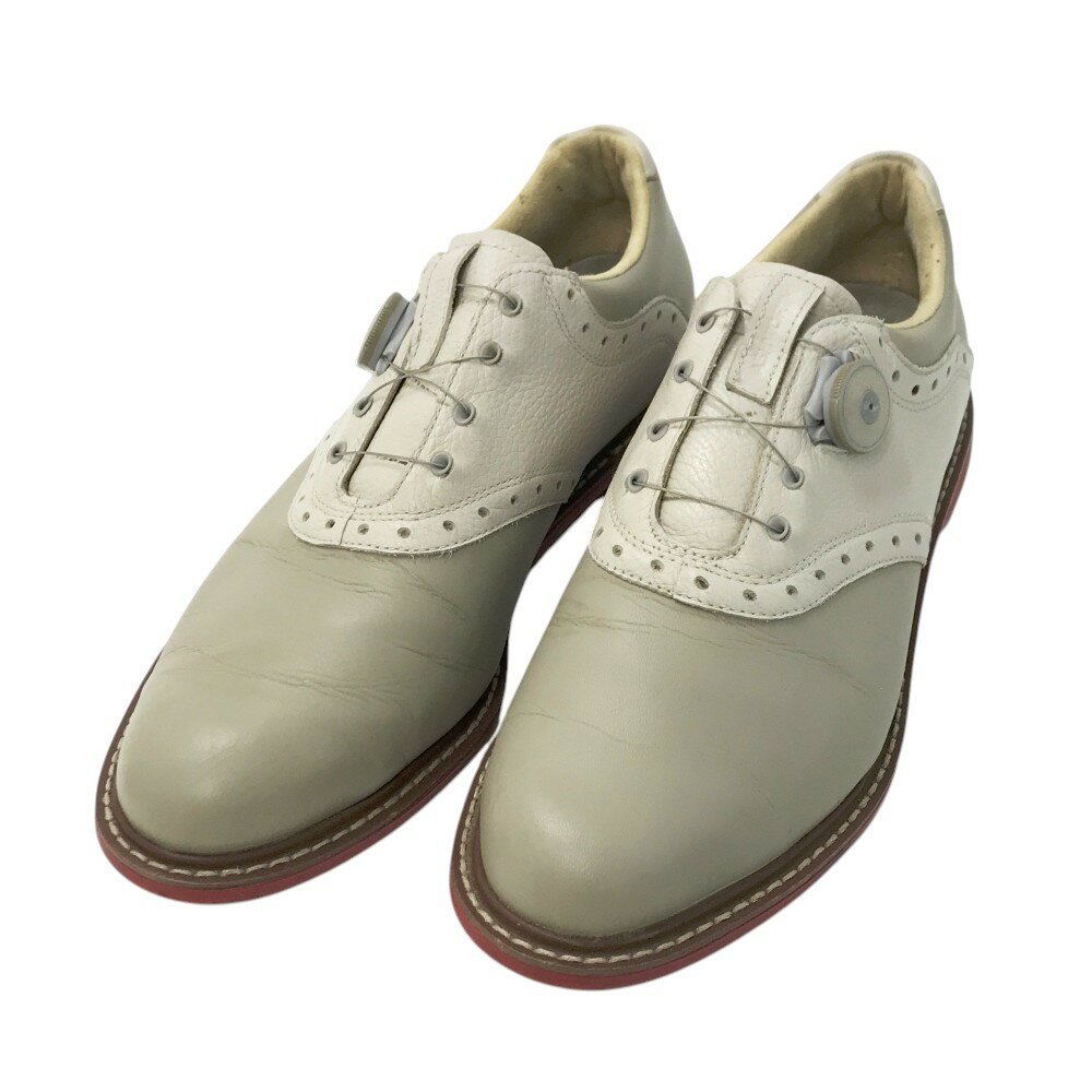 ASHWORTH アシュワース G54385 ゴルフシューズ キングストン ボア グレー系 27 【中古】ゴルフウェア メンズ