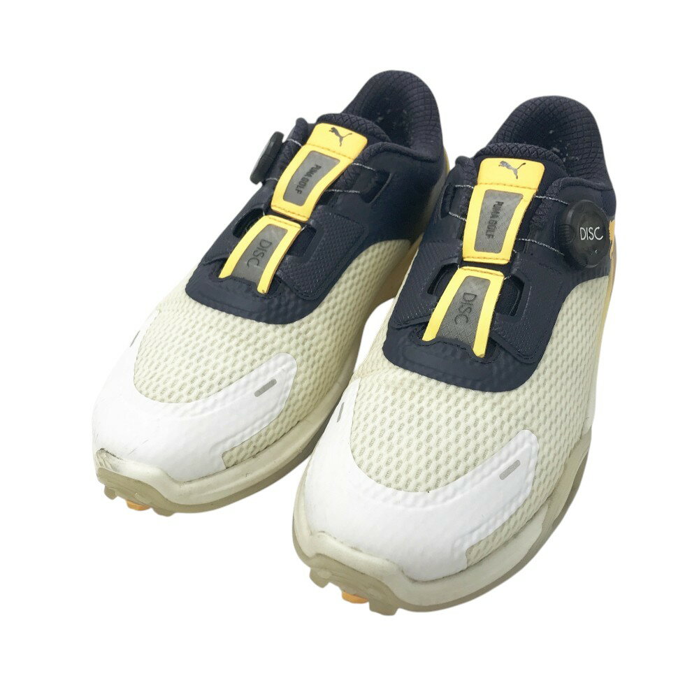 PUMA GOLF プーマゴルフ 310219-07 シャドウキャットニトロ 2024年 スパイクレスゴルフシューズ DISC ネイビー系 26 【中古】ゴルフ...
