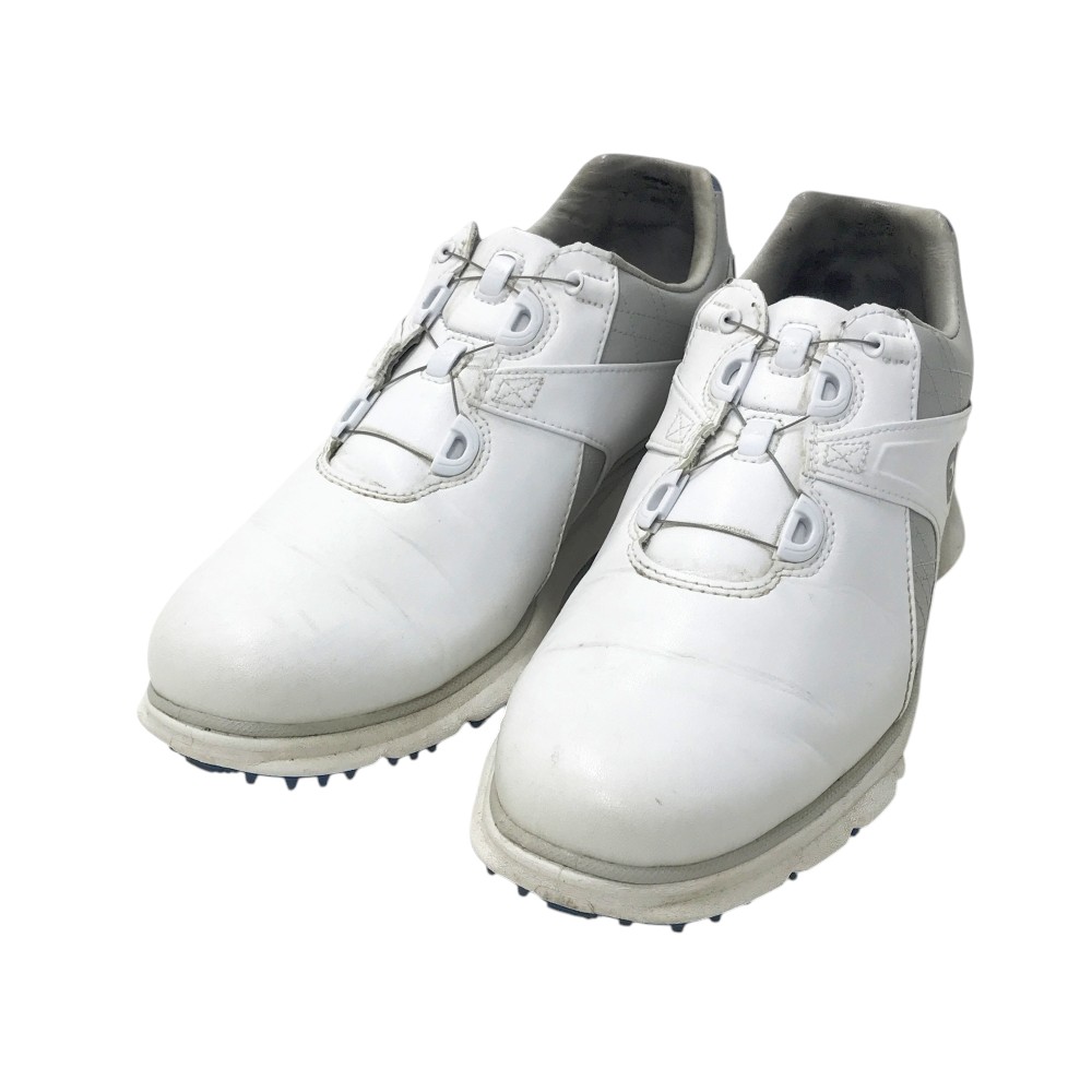 FOOT JOY フットジョイ 53830J PRO SL CORE BOA スパイクレスゴルフシューズ ホワイト系 25.5cm 【中古】ゴルフウェア メンズ