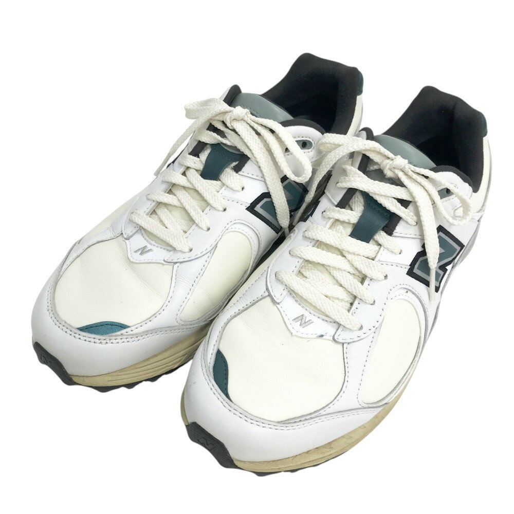 NEW BALANCE GOLF ニューバランス MGS2002C スパイクレスゴルフシューズ ホワイト系 26.5 【中古】ゴルフウェア メンズ