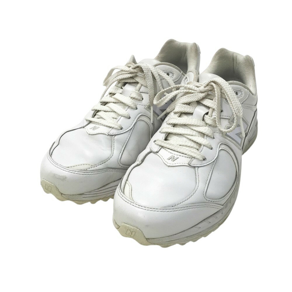 NEW BALANCE GOLF ニューバランス UGS2002D 2024年モデル 限定モデル スパイクレス シューレース ホワイト系 27 【中古】ゴルフウ...