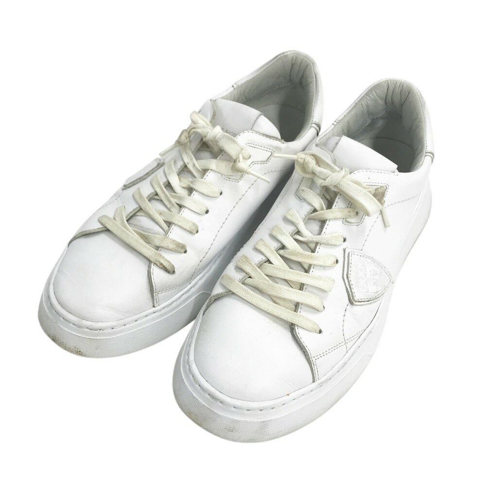 美品✨フィリップモデル PARIS パリス グレー スニーカー