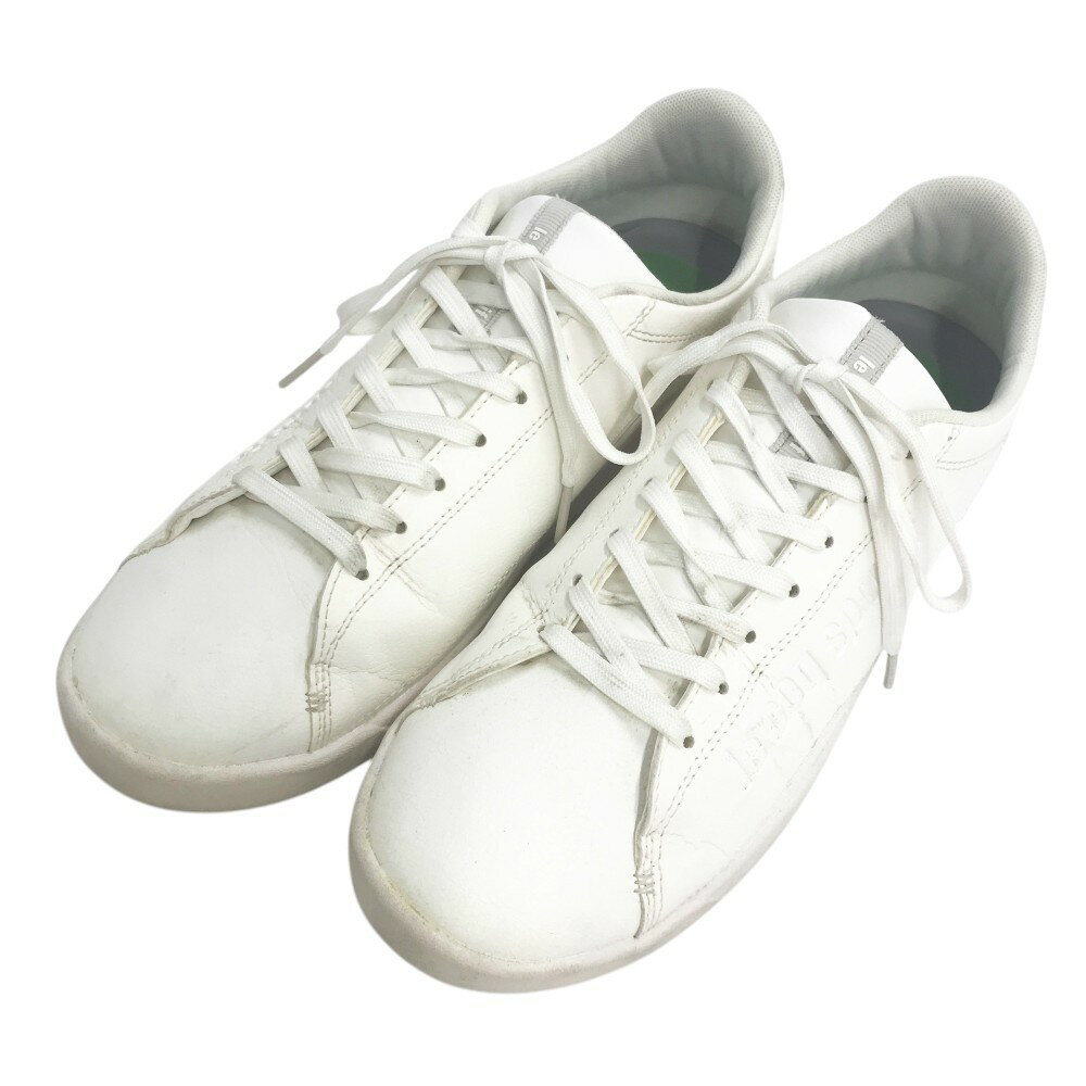 LE COQ GOLF ルコックゴルフ QQ1XJB02 スパイクレス ゴルフシューズ ホワイト系 27.5 【中古】ゴルフウェア メンズ