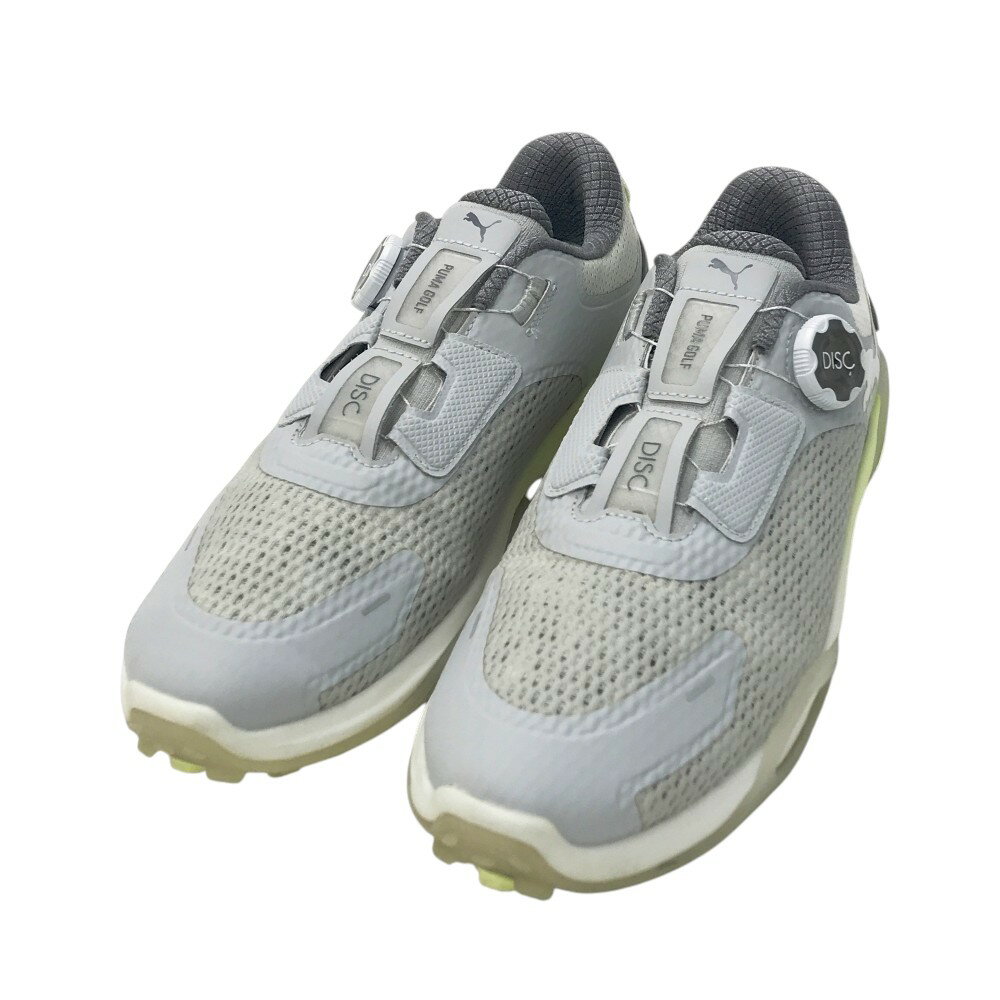 PUMA GOLF プーマゴルフ 310219-07 2024年モデル スパイクレス ゴルフシューズ DISC グレー系 27.5 【中古】ゴルフウェア メンズ