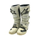 alpinestars アルパインスターズ オフロードシューズ TECH7 ホワイト系 US10 【中古】バイクウェア メンズ