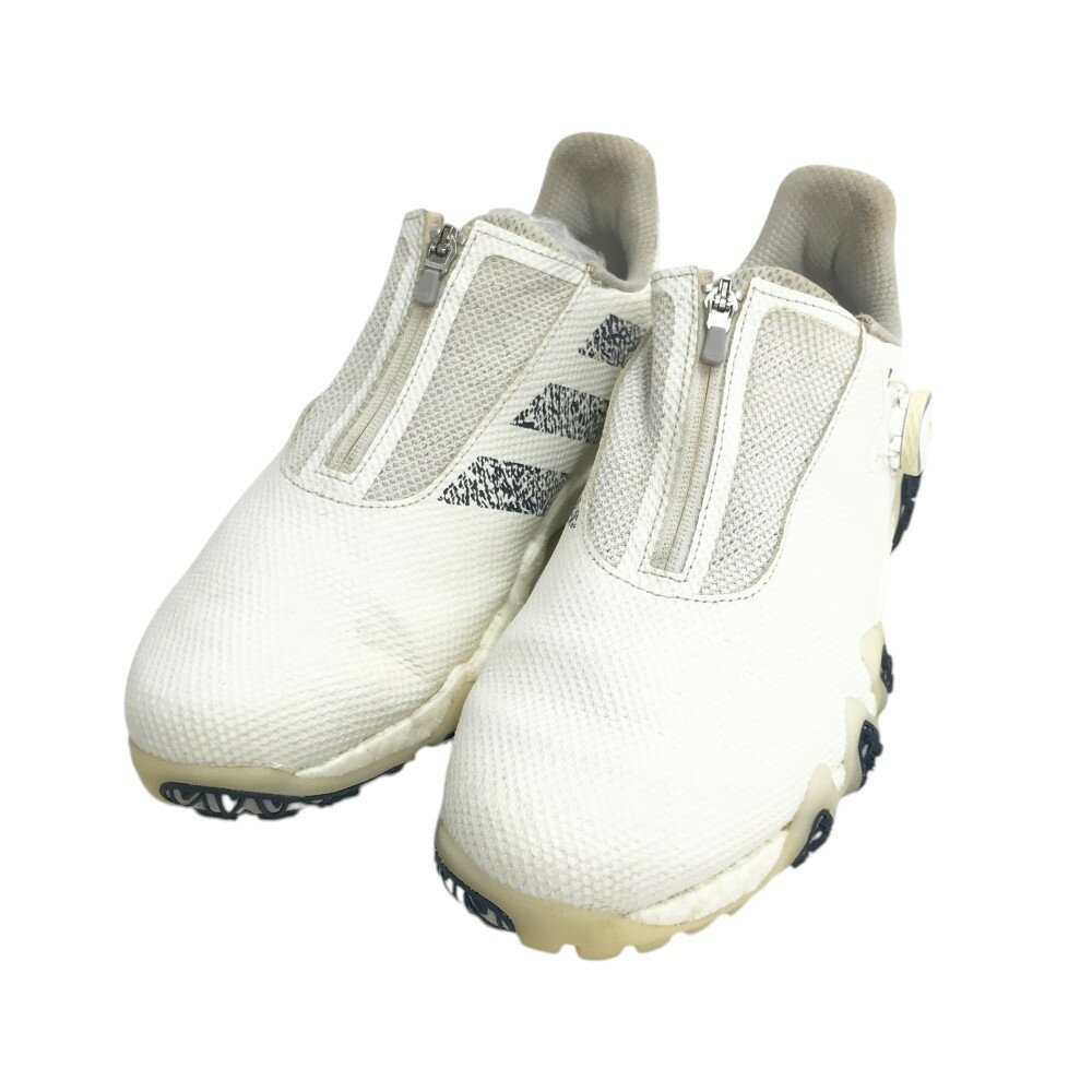 ADIDAS GOLF アディダスゴルフ GX3938 コードカオス22 BOA ゴルフシューズ ホワイト系 27.5 【中古】ゴルフウェア メンズ