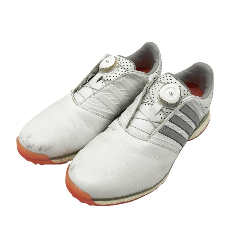 ADIDAS GOLF アディダスゴルフ ツアー360 XT-SL ボア2/EG4880 スパイクレスゴルフシューズ ホワイト系 25.5 【中古】ゴルフウェア...